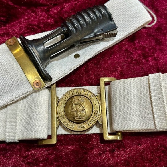Royal Marines Belt and SA80 Bayonet